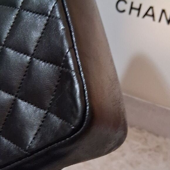 Authentic Chanel Mini Black Quilted Crossbody Bag - Picture 16 of 17